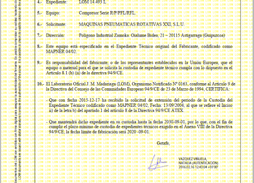 UPDATING OF ATEX CERTIFICATES We are delighted…